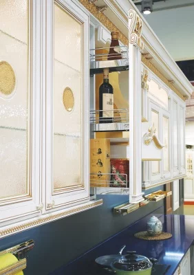 Kessebohmer: Пенал выдвижной отделка «ТИТАН», 2 полки, для фасадов шириной 150 мм