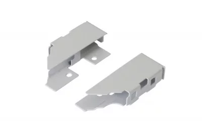 Комплект креплений для задней стенки H.90 из ДСП 16мм, отделка серая (открытый)