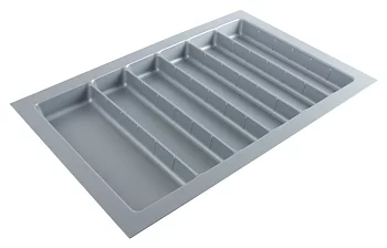 Boyard: Поддон для столовых приборов, 730х480мм., серый PC01/GR/730x480