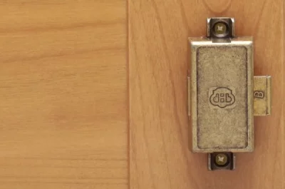 Замок накладной , отделка бронза античная