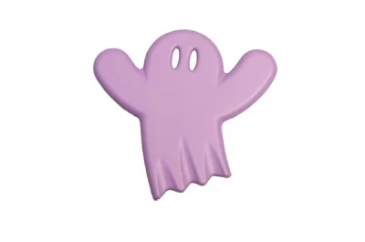 Ручка-кнопка, отделка фиолетовая