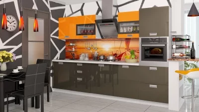 Кухонный гарнитур длиной - 300 см (с пеналом ПБ)