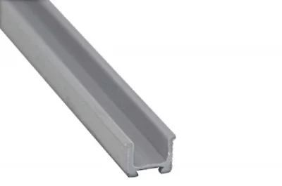 Направляющая врезная L=3000мм, пластик серый