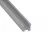 Направляющая врезная L=3000мм, пластик серый
