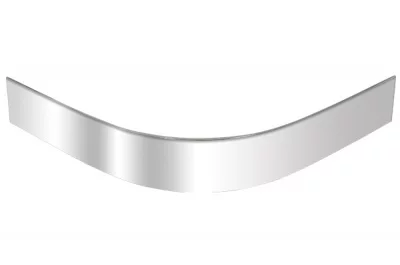 A15 Закругление для цоколя ПВХ Н.100, зеркальный