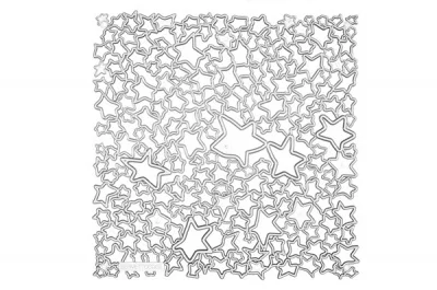 Комплект декоративных панелей ARIEL 254х254мм (6 штук), отделка транспарент