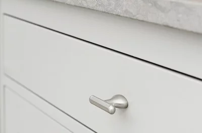 Ручка-кнопка 16мм, отделка бронза античная темная