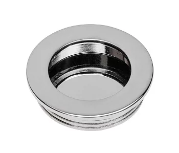 Ручка мебельная врезная круглая UZ B224, хром GTV UZ-00B224-01