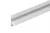 Профиль кромочный под пропил для 17,3мм, L=3000мм, отделка алюминий анодированный