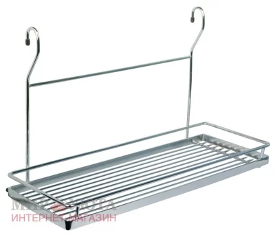 Полка одинарная прямоуг. хром: CWJ 202