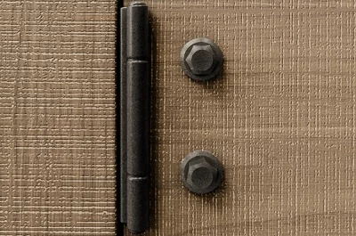 Петля декоративная Evolve 250, отделка железо черное винтаж