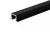Направляющая верхняя врезная, L=3000мм, отделка черная