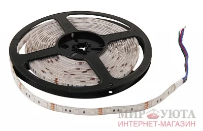Лента светодиодная 5050/60, 12V, 5 м, RGB, IP65, 14.4W/1м: LS-5050RGB-IP65-14.4