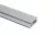 Бортик прямоугольный H.12, L=4200, алюминий полированный