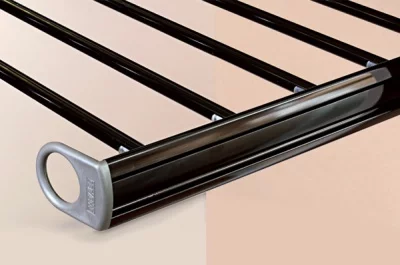 Рамка выдвижная с держателями для брюк, 570-1000мм, отделка коричневая