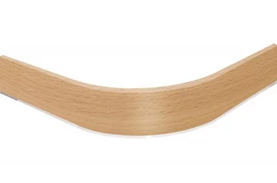 0909 Закругление для цоколя ПВХ Н.100, ясень