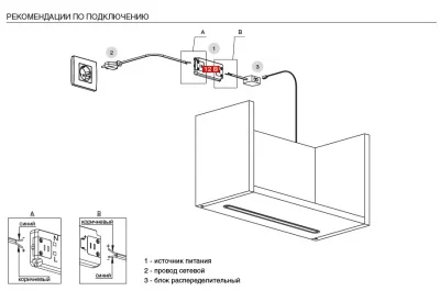 Светильник LED Fondo Touch, 760 мм, 6W, 6000K, отделка алюминий