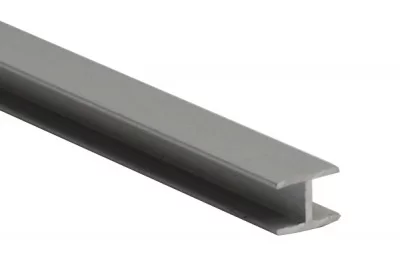 Профиль соединительный 600мм для стеновых панелей, отделка алюминий