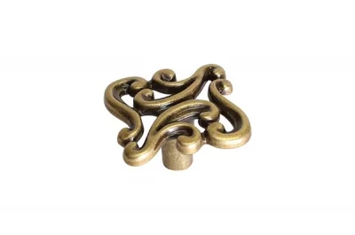 Ручка-кнопка, отделка бронза античная "Флоренция"