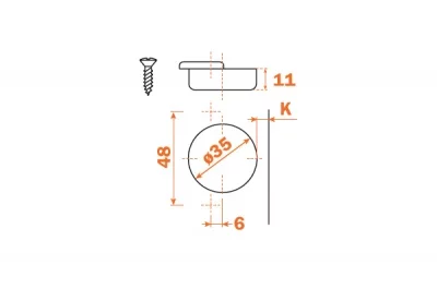 Петля терминальная короткая с обратной пружиной