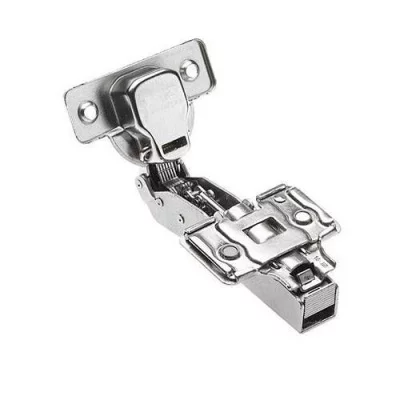 Петля GTV ZM-НСKT 45 градусов угловая самозакрывающаяся с планкой, регулировка в 3 плоскостях: ZM-HCKT45-3DBEO-S