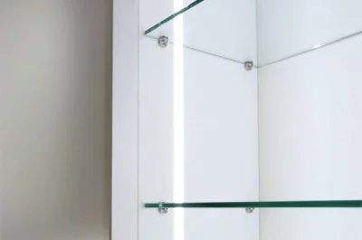 Профиль для LED подсветки врезной, L=4000 мм, отделка белый матовый