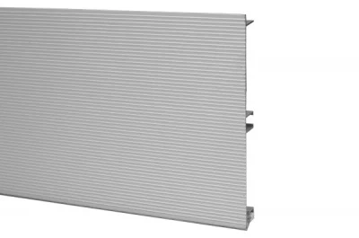 177 Цоколь алюминиевый Н.150, L=4000, рифлёный алюминий