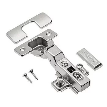 GTV: Петля полунакладная GTV Prestige самозакрывающаяся с евро шурупом ZM-ECHC08ZEO