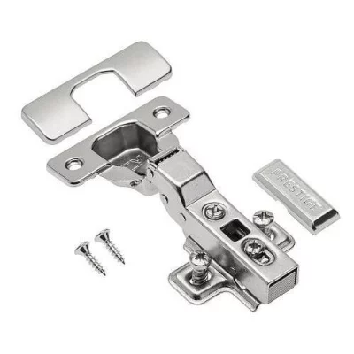 GTV: Петля полунакладная GTV Prestige самозакрывающаяся с евро шурупом ZM-ECHC08ZEO