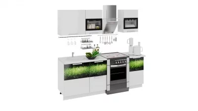 Кухонный гарнитур длиной - 210 см