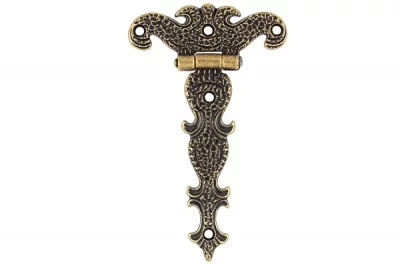 Петля декоративная, отделка бронза античная