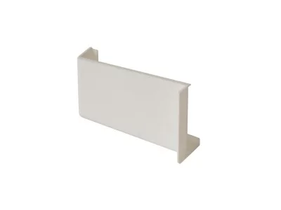 Накладка декоративная для навеса шкафа 806000100SX, белая, левая