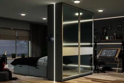 GTV: Профиль GLAX для гипсокартона потолочный, 3м, не анодированный: PA-GLAXGKW3M-00