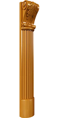 Опора декоративная Папоротник, коллекция Виктория