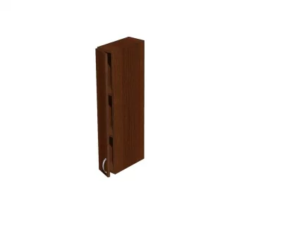 Корпус шкафчика навесной, вертикальный, узкий, 2 полки 150*305*960 Корпус шкафчика навесной, вертикальный, узкий, 2 полки 150*305*960