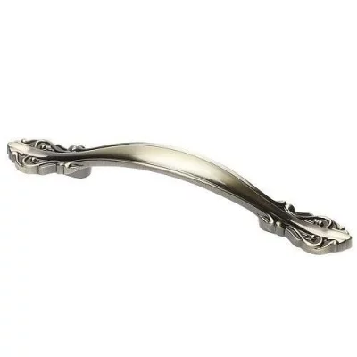 GTV: Ручка мебельная WERONA C=128мм, брашированная латунь UZ-WERON-128-09