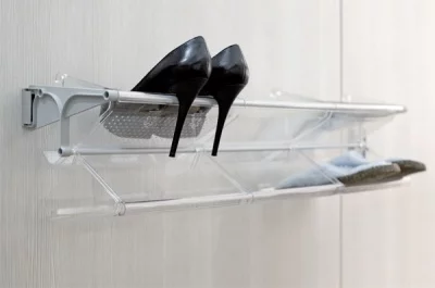 Комплект из 3 лотков для обуви, отделка транспарент