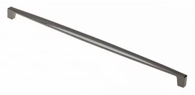 Ручка мебельная TIVOLI C=320 мм, черный хром GTV UZ-TIVOL-320-12