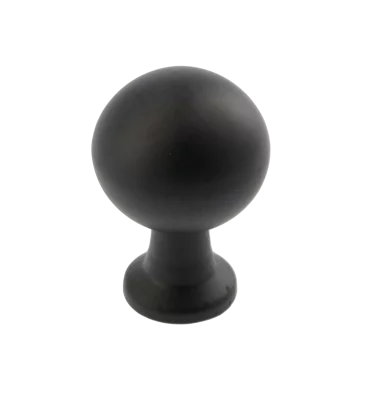 GTV: Ручка NORD кнопка, черный матовый: GZ-NORD-1-20M