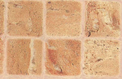 077.STR Столешница 4200х600х38,8 Плитка коричневая (кат.A)