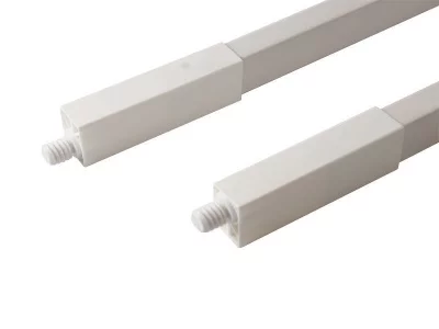 Рейлинги Firmax длина 450 мм, квадратные верхние для ящика Newline, белые