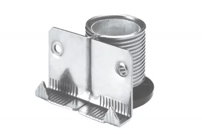 Ножка накладная с металлическим подпятником