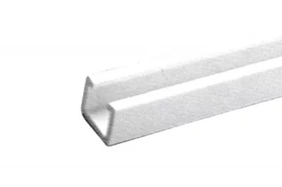 Направляющая пластиковая L=1180мм, отделка белая