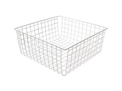 Корзина сетчатая 190х550х550 мм, белая FIRMAX