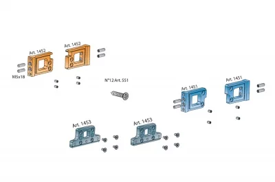 Terno Squadro Комплект фурнитуры для 1-й двери