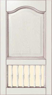 Фасад с решеткой комбинированный, коллекция Классика А