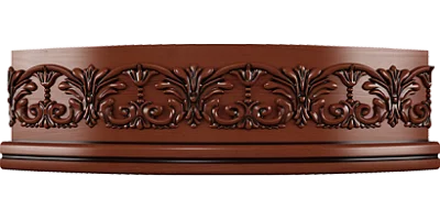 Планка подфризовая Премиум закругленная, коллекция Наяда