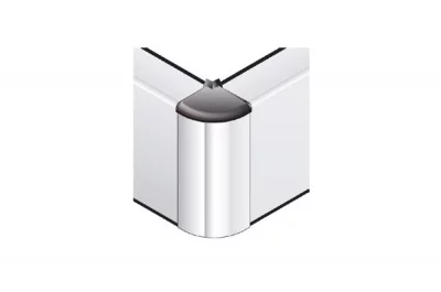 Уголок 90" внешний для прямоугольного бортика R3600, цвет 07 серый