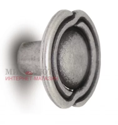 Ручка-кнопка D31мм серебро состаренное: 2044.09