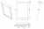 Опора для стола наклонная Фиджи, l.595, h.820, отделка черный бархат (матовый) Опора для стола наклонная Фиджи, l.595, h.820, отделка черный бархат (матовый)
